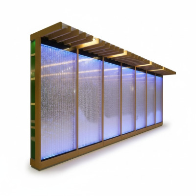 Trennwand Regal Schrank Wasserwand Säule Wände LED 60x240 Wasserwände Waterwall
