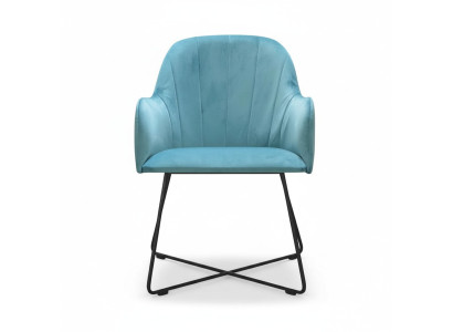 Sessel 4x Lounge Sessel Polstersessel Wohnzimmer Restaurant Club Gruppe Stuhl