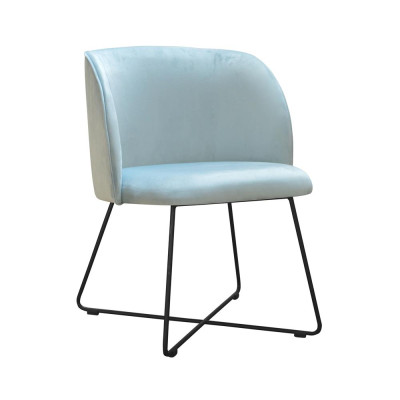 Stuhl 4x Sessel Esszimmer Lounge Textil Sitz Set Neu Club Fernseh Polsterstuhl