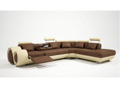 Sofa Ecksofa Couch Polster Sitz Wohnlandschaft Garnitur L-Form Stoff