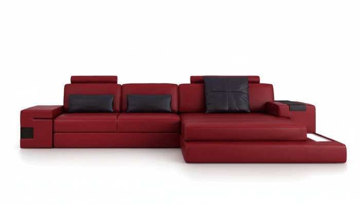 Design Ecksofa Sofa Couch Polster Eckgarnitur Ledersofa Sofas Couchen