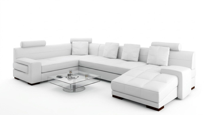 Wohnlandschaft Ecksofa Sofa Couch Polster Sitz Garnitur Sofas Couchen
