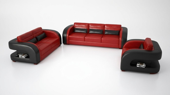 Sofagarnitur 3+2+1 Sitzer Set Modern Design Sofa Polster Couchen Couch