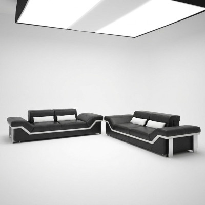 Sofagarnitur 3+3 Sitzer Set Design Sofa Polster Couchen Couch Modern