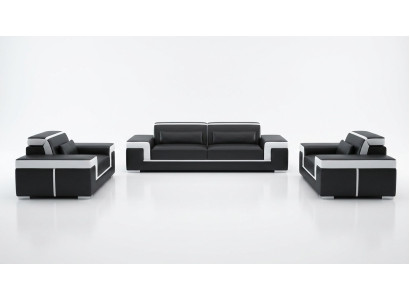 Sofa 3+1+1 Sofagarnitur Sitzer Set Design Polster Couchen Couch Modern