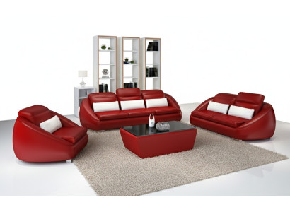 Sofagarnitur 3+2+1 Sitzer Modern Set Design Sofa Polster Couchen Couch
