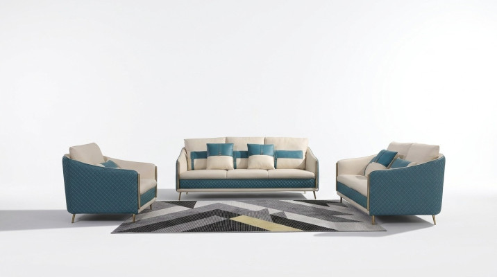 Sofagarnitur 3+2+1 Sitzer Sofa Sitz Couch Moderne Polster Garnitur Couchen