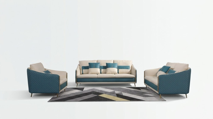 Sofagarnitur 3+2 Sitzer Set Design Sofa Polster Couchen Couch Deko Modern