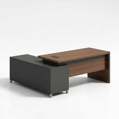 Schreibtische Chef Eckschreibtisch Büro Zimmer Möbel Design Praxis