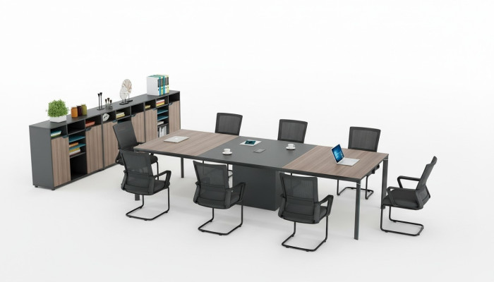 Konferenztisch Büro Kabelkanal Netzwerk Tische Besprechungstisch
