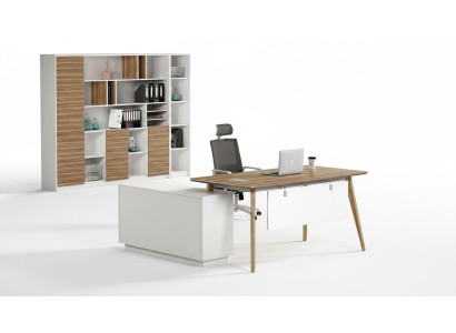 Schreibtisch Büro Set Wandregal Regal Schrank 2 tlg Büro Zimmer