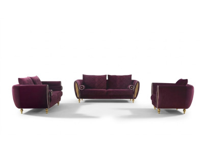 Designer Sofa Sofagarnitur 3+2+1 Sitzer Couch Polster Garnitur Wohnzimmer