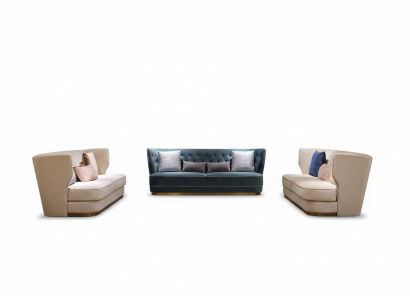 Sofagarnitur 3+2+2 Sitzer Set Design Sofa Polster Couchen Couch Modern