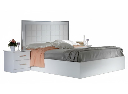 Bett 2x Nachttisch 3 tlg. Schlafzimmer Set Design Modern Luxus Betten Gruppe Neu