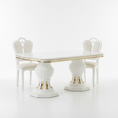 Klassischer Esszimmer Tisch Holz Tische Hochglanz Italienische Esszimmer Möbel