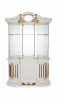 Vitrine Holz Schrank Klassische Vitrinen Holz Schränke Design Wohnzimmer Glas