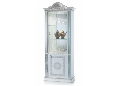 Hochwertige Vitrine Vitrinen Luxus Schrank Holz Italienische Stil Möbel Glas Neu