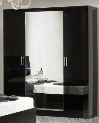 Schlafzimmer Set Komplett Kommode Bett Kleiderschrank Betten Nachtkonsole 6tlg.