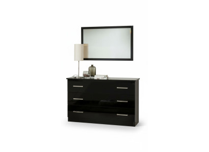 Buffet Anrichte Kommode Spiegel Echte Handarbeit Holz Regal 2tlg Regale Kommoden