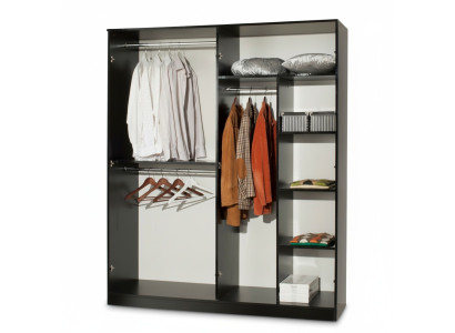 Kleider Schrank Designer Hochglanz Kleiderschränke Möbel Wohnen Holz Hochglanz
