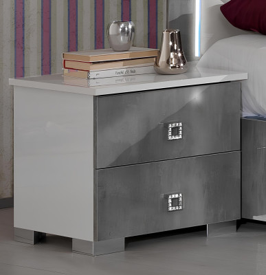 Design Schlafzimmer 3tlg. Bett 2x Nachttisch Klassischer Luxus Betten Set Möbel