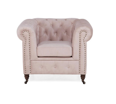 Edler Design Chesterfield Polster Sessel Fernseh Sitz Club Lounge Textil