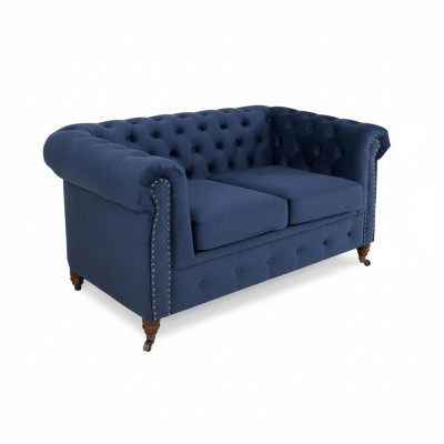 designer 2 Sitzer Textil Sofas Couchen Neu Chesterfield Couch Polster