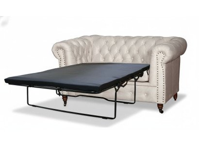 Chesterfield 2 Sitzer Sofa Büro Couch mit Bettfunktion Sofas Couchen Zweisitzer