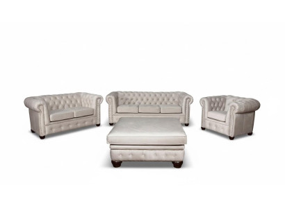 Sofagarnitur 3+2+1 Sitzer Sofa Sitz Couch Polster Garnitur Klassische Couchen