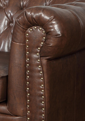 designer 2 Sitzer Textil Sofas Couchen Neu Chesterfield Ledersofa Couch