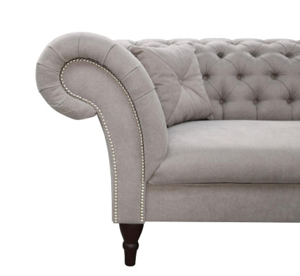 3 Sitzer Couch Polster Sofa Chesterfield Couchen Dreisitzer Kunstleder Sofort