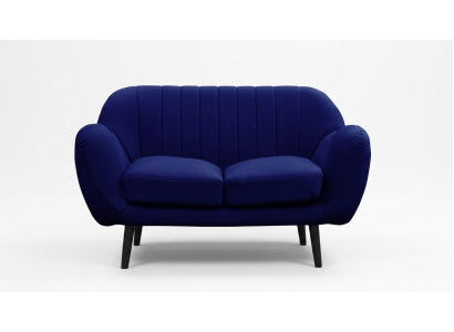 Couch Polster 3+2+1 Sitzer Polster Möbel Sofagarnitur Couchen Blau Sofas