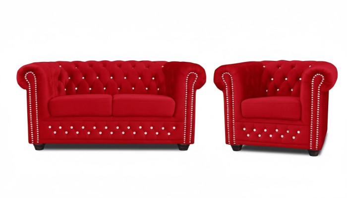 Sofagarnitur 2+1 Sitzer Sofas Couch Polster Blaue Klassische Couchen Garnitur  