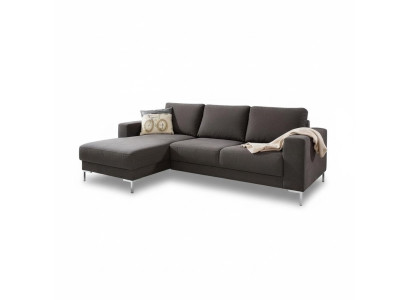 Wohnlandschaft L-Form Ecksofa Couch Design Polster Textil Garnitur Sofa