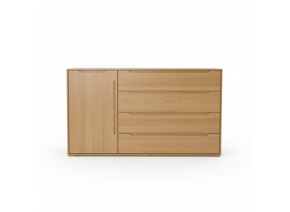 Kommode 150cm Sideboard Schrank Anrichte holz Schrank Möbel Kommoden Massivholz