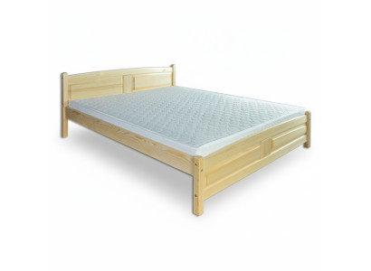 Bett 200x200cm Vollholz-Bett Massivholz Bettgestell Doppelbett