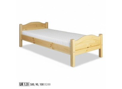 Einzelbett Jugendbett Kieferbett Kiefer Vollholz Holzbett 100x200 Handarbeit Neu