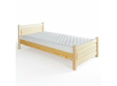 Vollholzbett Echtholz Massivholzbett 100x200 Einzelbett Seniorenbett Handarbeit