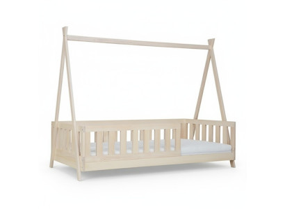Holzbett Echtes Holz Bett Betten Himmelbett Hotel 90x200 Stil Massive Möbel Neu
