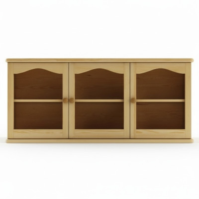 Wandschrank Hängeschrank Ablageschrank Küche Bad Vollholz Möbel Echtholz Vitrine