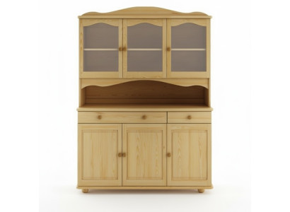 Büfett Anrichte Esszimmerschrank Geschirrschrank Vollholz Schrank Holz Schränke