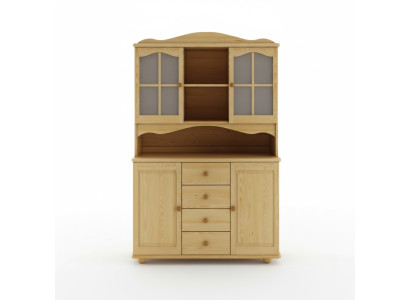 Buffet,Anrichte,Esszimmerschrank, Geschirrschrank Vollholz Schrank Holz Schränke