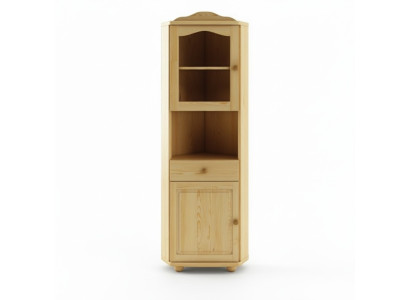 Glasvitrine Eckvitrine Eck Schrank Echtes Holz Massivholz Neu Vitrinen Schränke