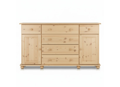 Design Kommode Handarbeit Holz Anrichte Sideboard Schrank Neu Vollholz Möbel Neu