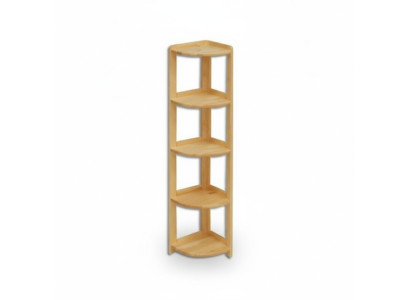 Eckregal Bücherregal Wohnzimmer Wand Regal Echtes Holz Regale Eckregale Büro Neu