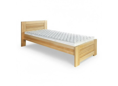 Holzbett Echtes Holz Bett Schlafzimmer Hotel 100x200 Stil Massive Möbel Betten