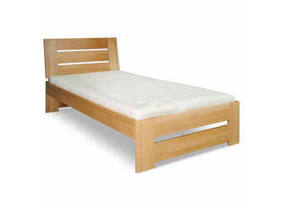 Holzbett Echtes Holz Bett Betten Hotel 100x200 Stil Massive Möbel Schlafzimmer