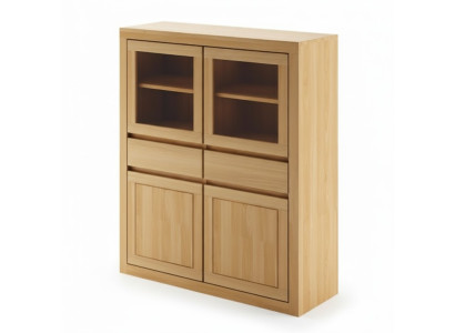 Holz Kommode Wohnzimmer Vitrine Kommode Anrichte Sideboard Holz Schränke Neu