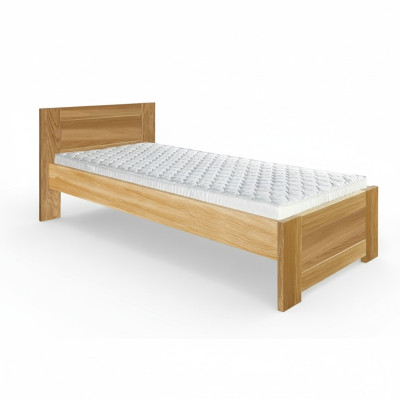 Bett Holz Massive Schlafzimmer Betten 100x200cm Einzelbett Massivmöbel Möbel