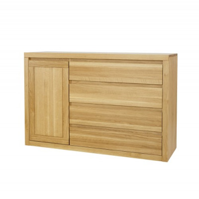 Anrichte Kommode Massivholz Schränke Echtes Holz 140x90cm Kommoden Schrank Eiche